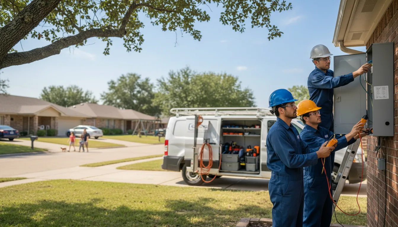 Certified electrician providing emergency electrical services in Ypsilanti, ND